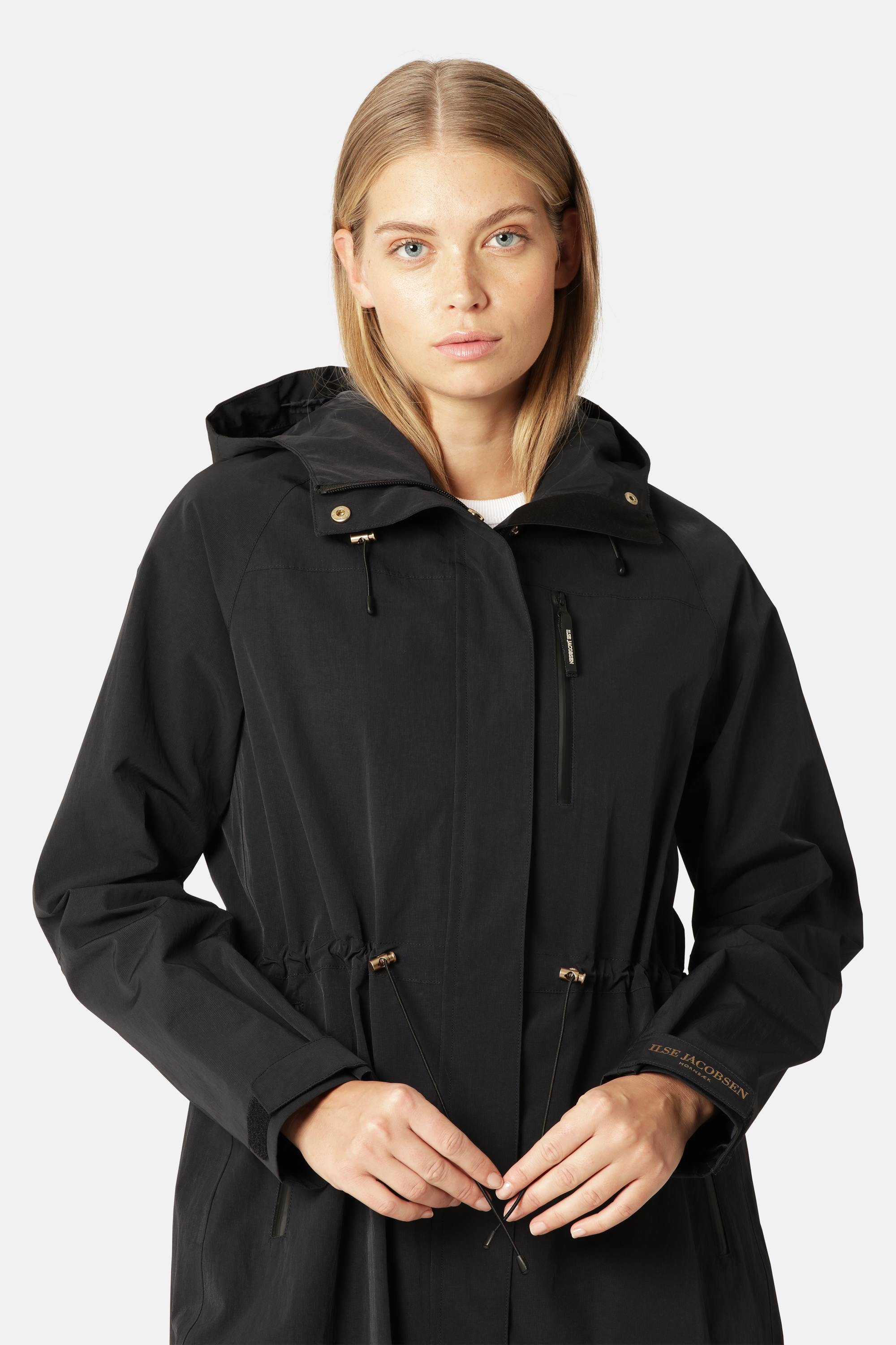 Teknisk Lång Regnrock - Dark Indigo